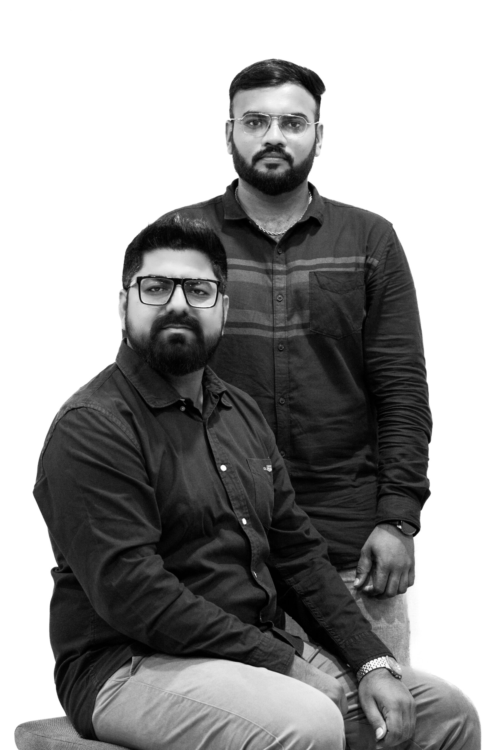 Ashish Limbani and Vatsal, partners at Intara